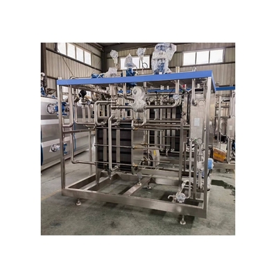 Μηχανή αποστείρωσης 8000 KG για γραμμή επεξεργασίας γάλακτος Ηλεκτρική ή επιλογή θέρμανσης με ατμό