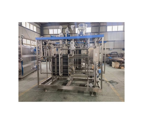 Μηχανή αποστείρωσης 8000 KG για γραμμή επεξεργασίας γάλακτος Ηλεκτρική ή επιλογή θέρμανσης με ατμό