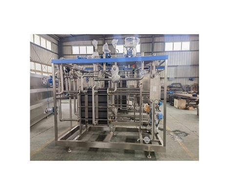 Μηχανή αποστείρωσης 8000 KG για γραμμή επεξεργασίας γάλακτος Ηλεκτρική ή επιλογή θέρμανσης με ατμό