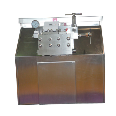 Υψηλής πίεσης homogenizer δύο σταδίων 5000L / H για τη διαδικασία ομογενοποίησης γάλακτος γαλακτοκομικών προϊόντων