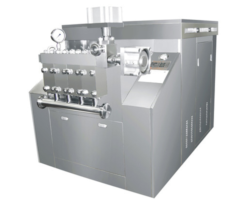 Υψηλής πίεσης homogenizer δύο σταδίων 5000L / H για τη διαδικασία ομογενοποίησης γάλακτος γαλακτοκομικών προϊόντων