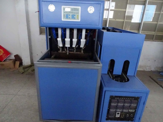 470mm Max.Bottle Height Semi Auto 4 Cavities ΠΕΤ μπουκάλι τεντώματος σφυρηλατητή μηχανή