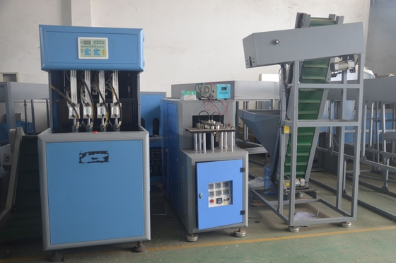 470mm Max.Bottle Height Semi Auto 4 Cavities ΠΕΤ μπουκάλι τεντώματος σφυρηλατητή μηχανή