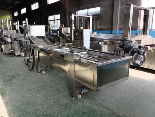 4000*1600*1850mm Donut Roll Fryer Machine για μαγειρικά έλαια πλήρως αυτόματη και τροφική ποιότητα